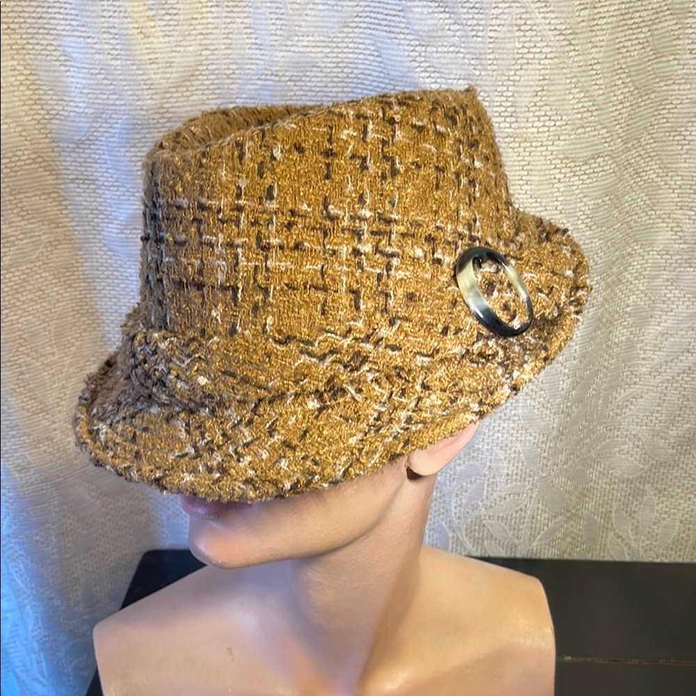 Magid Hat vintage  Cozy Plaid Knit Hat
